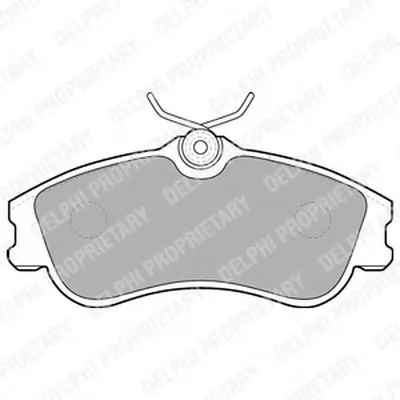 Комплект тормозных колодок, дисковый тормоз DELPHI купить
