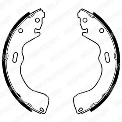 Комплект тормозных колодок DELPHI купить