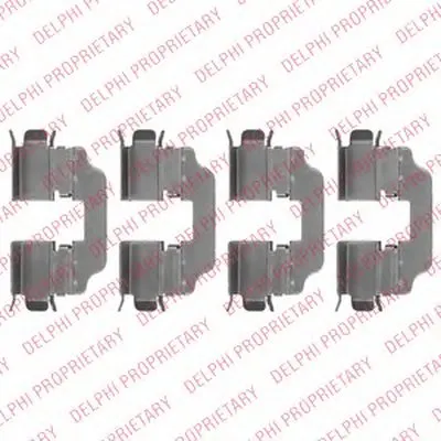 Комплектующие, колодки дискового тормоза DELPHI купить