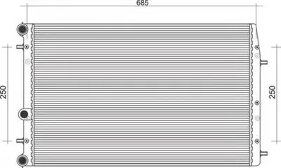 Радиатор, охлаждение двигателя MAGNETI MARELLI купить