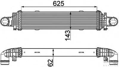 Интеркулер BEHR HELLA SERVICE купить