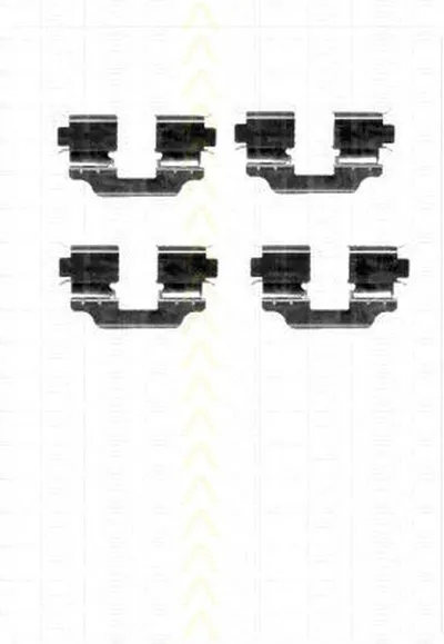 Комплектующие, колодки дискового тормоза TRISCAN купить