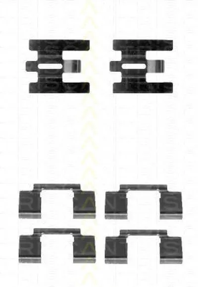 Комплектующие, колодки дискового тормоза TRISCAN купить