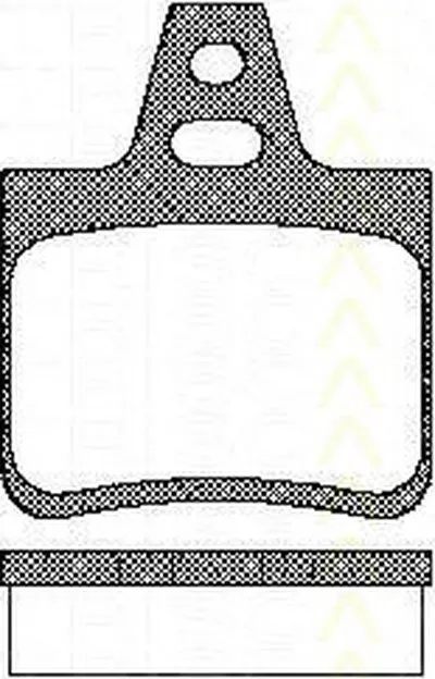 Комплект тормозных колодок, дисковый тормоз TRISCAN купить