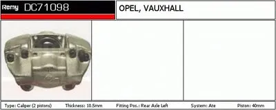 Тормозной суппорт Remanufactured REMY (Multiline) DELCO REMY купить