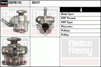 Гидравлический насос, рулевое управление Remanufactured REMY (Multiline) DELCO REMY купить