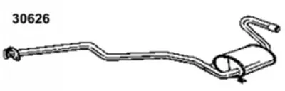 Средний глушитель выхлопных газов MAPCO купить