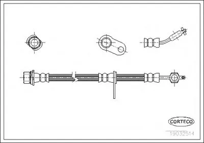 Тормозной шланг CORTECO купить