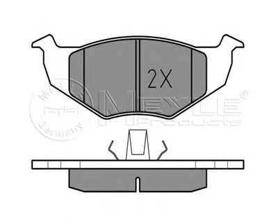 Комплект тормозных колодок, дисковый тормоз MEYLE купить