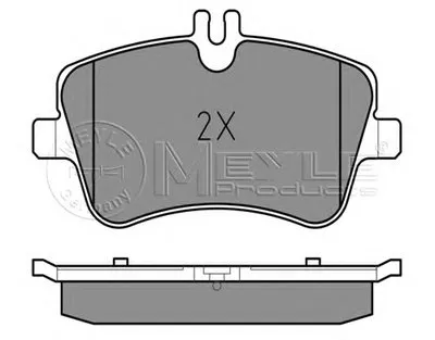 Комплект тормозных колодок, дисковый тормоз MEYLE купить