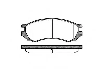 Комплект тормозных колодок, дисковый тормоз REMSA купить