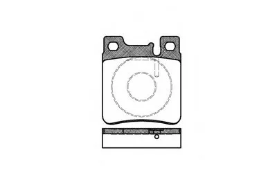 Комплект тормозных колодок, дисковый тормоз WOKING купить