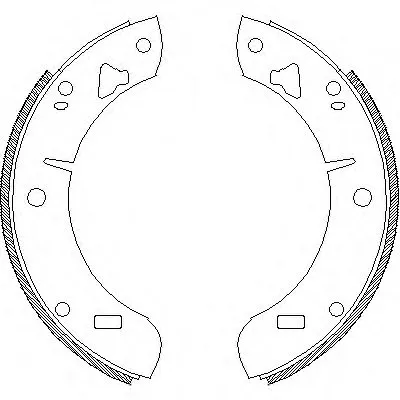 Комплект тормозных колодок REMSA купить