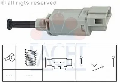 Выключатель, привод сцепления (Tempomat) FACET купить