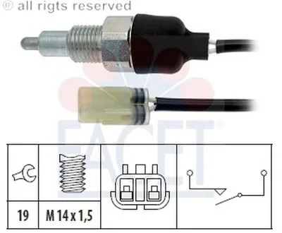 Выключатель, фара заднего хода FACET купить