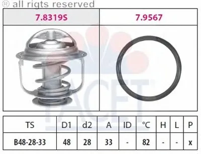 Термостат, охлаждающая жидкость FACET купить