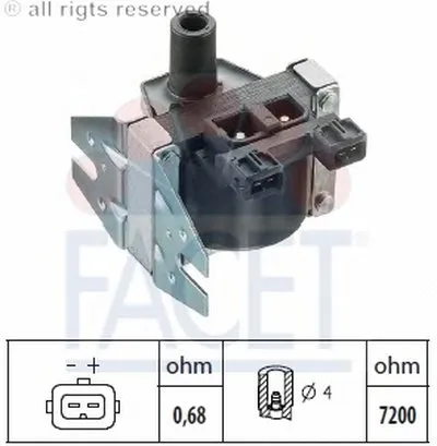 Катушка зажигания FACET купить