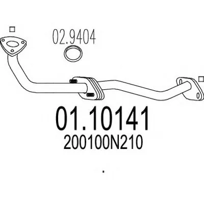 Труба выхлопного газа MTS купить