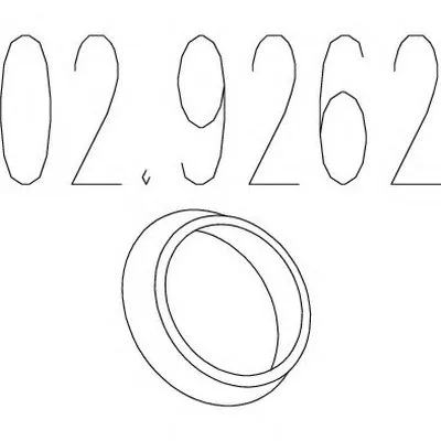 Уплотнительное кольцо, труба выхлопного газа MTS купить