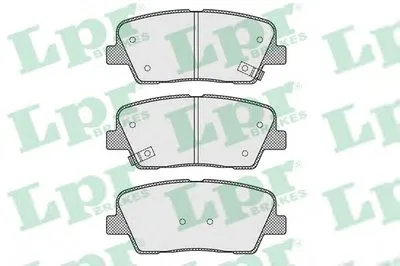 Комплект тормозных колодок, дисковый тормоз LPR купить