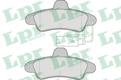 Комплект тормозных колодок, дисковый тормоз LPR купить