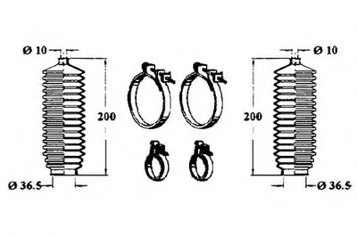 Комплект пылника, рулевое управление OCAP купить