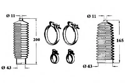 Комплект пылника, рулевое управление OCAP купить