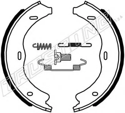 Комплект тормозных колодок, стояночная тормозная система TRUSTING купить