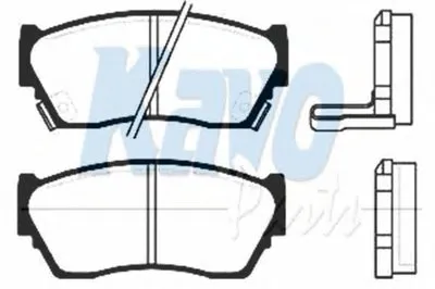 Комплект тормозных колодок, дисковый тормоз MK KASHIYAMA KAVO PARTS купить