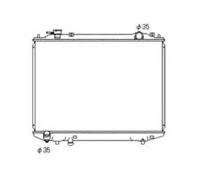 Радиатор, охлаждение двигателя NRF купить