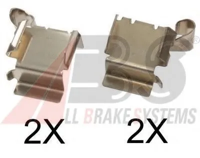 Комплектующие, колодки дискового тормоза A.B.S. купить