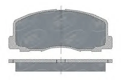 Комплект тормозных колодок, дисковый тормоз SCT Germany купить