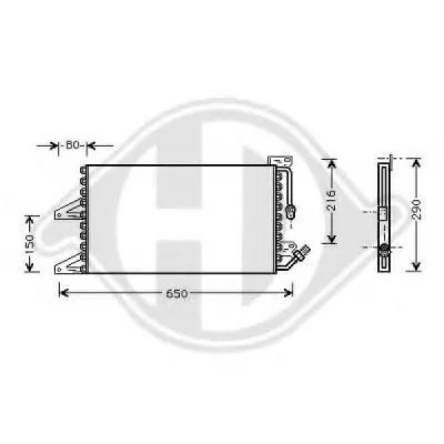 Конденсатор, кондиционер DIEDERICHS купить