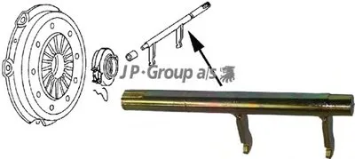 Возвратная вилка, система сцепления CLASSIC JP GROUP купить