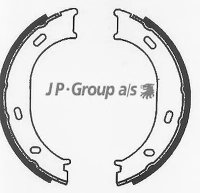 Комплект тормозных колодок QH JP GROUP купить
