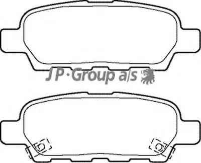 Комплект тормозных колодок, дисковый тормоз QH JP GROUP купить