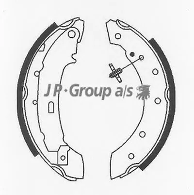 Комплект тормозных колодок QH JP GROUP купить