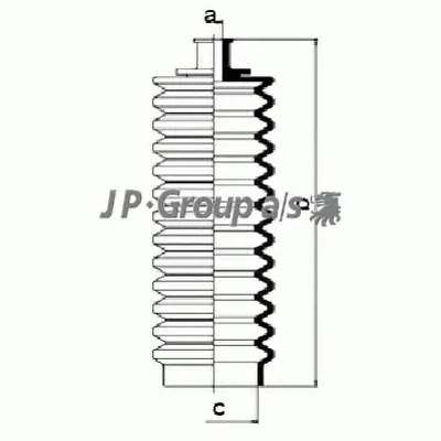 Комплект пылника, рулевое управление QH JP GROUP купить