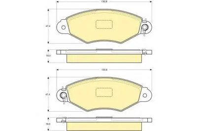 Комплект тормозных колодок, дисковый тормоз GIRLING купить