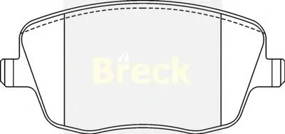 Комплект тормозных колодок, дисковый тормоз BRECK купить