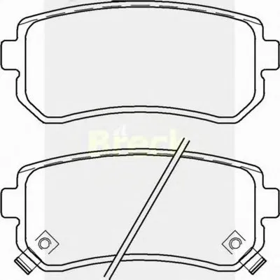 Комплект тормозных колодок, дисковый тормоз BRECK купить