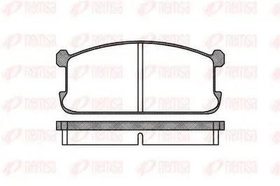 Комплект тормозных колодок, дисковый тормоз KAWE купить