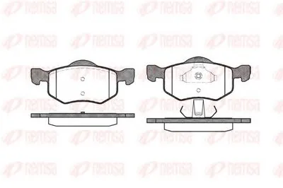 Комплект тормозных колодок, дисковый тормоз KAWE купить