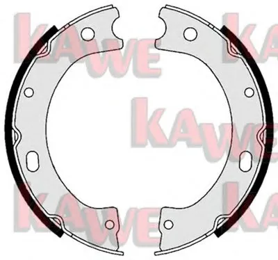 Комплект тормозных колодок, стояночная тормозная система KAWE купить