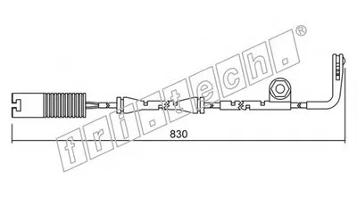 Сигнализатор, износ тормозных колодок fri.tech. купить