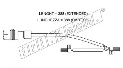 Сигнализатор, износ тормозных колодок fri.tech. купить
