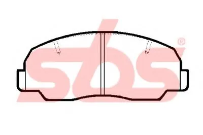Комплект тормозных колодок, дисковый тормоз sbs купить