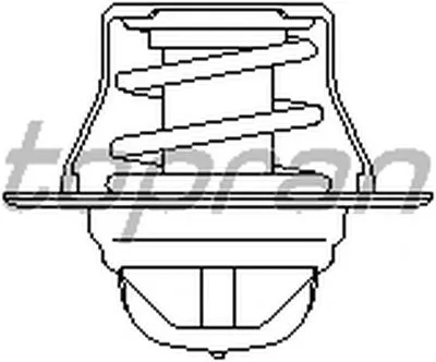 Термостат, охлаждающая жидкость TOPRAN купить