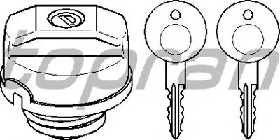 Крышка, топливной бак TOPRAN купить