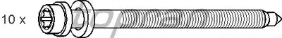Комплект болтов головки цилидра TOPRAN купить